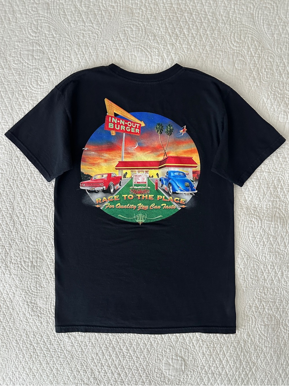 In-N-Out Burger Las Vegas 2010 Race to the Place Tee TShirt Sz Small
